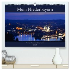 Mein Niederbayern (hochwertiger Premium Wandkalender 2026 DIN A2 quer), Kunstdruck in Hochglanz