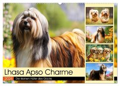 Cover Lhasa Apso Charme. Die kleinen Hüter des Glücks (Wandkalender 2026 DIN A2 quer), CALVENDO Monatskalender