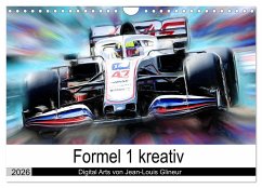 Formel 1 kreativ - Digital Art von Jean-Louis Glineur (Wandkalender 2026 DIN A4 quer), CALVENDO Monatskalender Formel 1 kreativ - Digital Art von Jean-Louis Glineur (Wandkalender 2026 DIN A4 quer), CALVENDO Monatskalender