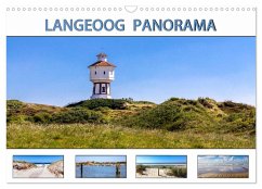 Cover LANGEOOG PANORAMA (Wandkalender 2026 DIN A3 quer), CALVENDO Monatskalender