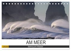 Cover Am Meer. Sehnsucht Wasser (Tischkalender 2026 DIN A5 quer), CALVENDO Monatskalender