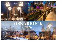 Stadtportrait Osnabrück (Tischkalender 2026 DIN A5 quer), CALVENDO Monatskalender