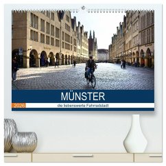 Cover Münster - die liebenswerte Fahrradstadt (hochwertiger Premium Wandkalender 2026 DIN A2 quer), Kunstdruck in Hochglanz