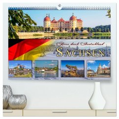 Reise durch Deutschland - Sachsen (hochwertiger Premium Wandkalender 2026 DIN A2 quer), Kunstdruck in Hochglanz