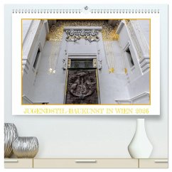 Cover Jugendstil-Baukunst in Wien (hochwertiger Premium Wandkalender 2026 DIN A2 quer), Kunstdruck in Hochglanz