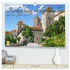 Rothenburg ob der Tauber um das Jahr 1900 - Fotos neu koloriert (hochwertiger Premium Wandkalender 2026 DIN A2 quer), Kunstdruck in Hochglanz Rothenburg ob der Tauber um das Jahr 1900 - Fotos neu koloriert (hochwertiger Premium Wandkalender 2026 DIN A2 quer), Kunstdruck in Hochglanz