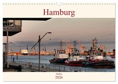 Hamburg Hafen (Wandkalender 2026 DIN A3 quer), CALVENDO Monatskalender