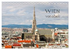 Cover WIEN von oben (Tischkalender 2026 DIN A5 quer), CALVENDO Monatskalender