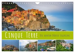 Cinque Terre - die bunten Dörfer Liguriens (Wandkalender 2026 DIN A4 quer), CALVENDO Monatskalender