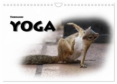 Tierisches Yoga (Wandkalender 2026 DIN A4 quer), CALVENDO Monatskalender