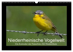 Cover Niederrheinische Vogelwelt (Wandkalender 2026 DIN A3 quer), CALVENDO Monatskalender