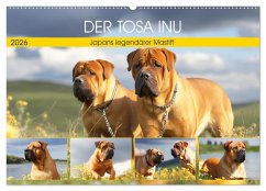 Cover Der Tosa Inu. Japans legendärer Mastiff (Wandkalender 2026 DIN A2 quer), CALVENDO Monatskalender