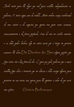 De Dentro Do Ser (eBook, ePUB) - Bollivacqua, Octávio