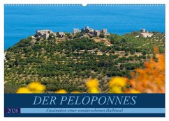 Cover DER PELOPONNES (Wandkalender 2026 DIN A2 quer), CALVENDO Monatskalender