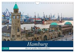 Hamburg - Ahoi zur großen Hafenrundfahrt (Wandkalender 2026 DIN A4 quer), CALVENDO Monatskalender