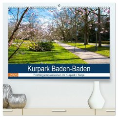 Cover Kurpark Baden-Baden (hochwertiger Premium Wandkalender 2026 DIN A2 quer), Kunstdruck in Hochglanz