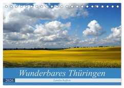 Wunderbares Thüringen - Landschaften (Tischkalender 2026 DIN A5 quer), CALVENDO Monatskalender Cover Wunderbares Thüringen - Landschaften (Tischkalender 2026 DIN A5 quer), CALVENDO Monatskalender
