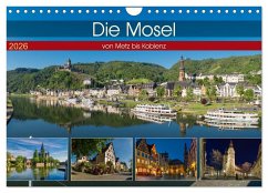 Cover Die Mosel von Metz bis Koblenz (Wandkalender 2026 DIN A4 quer), CALVENDO Monatskalender