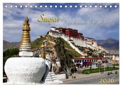 Cover Stupas - Buddhistische Sakralbauten 2026 (Tischkalender 2026 DIN A5 quer), CALVENDO Monatskalender