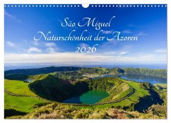 Cover São Miguel - Naturschönheit der Azoren (Wandkalender 2026 DIN A3 quer), CALVENDO Monatskalender