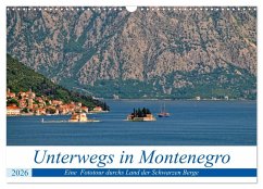 Cover Unterwegs in Montenegro (Wandkalender 2026 DIN A3 quer), CALVENDO Monatskalender