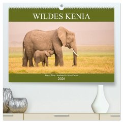 Cover Wildes Kenia (hochwertiger Premium Wandkalender 2026 DIN A2 quer), Kunstdruck in Hochglanz