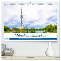 Cover München entdecken - Die Schönheit der Bayerischen Metropole (hochwertiger Premium Wandkalender 2026 DIN A2 quer), Kunstdruck in Hochglanz