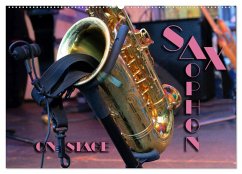 Cover SAXOPHON - on stage (Wandkalender 2026 DIN A2 quer), CALVENDO Monatskalender