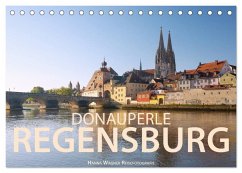 Cover Donauperle Regensburg (Tischkalender 2026 DIN A5 quer), CALVENDO Monatskalender