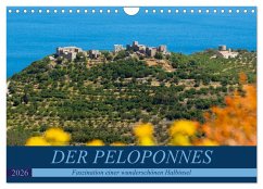 Cover DER PELOPONNES (Wandkalender 2026 DIN A4 quer), CALVENDO Monatskalender