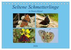 Seltene Schmetterlinge in Deutschland (Tischkalender 2026 DIN A5 quer), CALVENDO Monatskalender