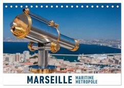 Cover Marseille Maritime Metropole (Tischkalender 2026 DIN A5 quer), CALVENDO Monatskalender
