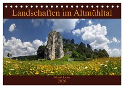 Cover Landschaften im Altmühltal (Tischkalender 2026 DIN A5 quer), CALVENDO Monatskalender
