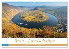 Cover Wein - Landschaften (Wandkalender 2026 DIN A2 quer), CALVENDO Monatskalender