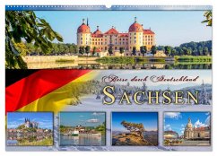 Reise durch Deutschland - Sachsen (Wandkalender 2026 DIN A2 quer), CALVENDO Monatskalender