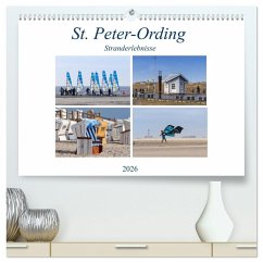 Cover St. Peter-Ording Stranderlebnisse (hochwertiger Premium Wandkalender 2026 DIN A2 quer), Kunstdruck in Hochglanz