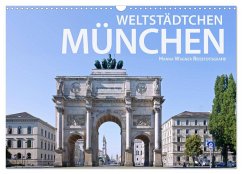 Cover Weltstädtchen München (Wandkalender 2026 DIN A3 quer), CALVENDO Monatskalender