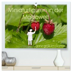 Cover Miniaturfiguren in der Makrowelt ...ganz groß im Garten (hochwertiger Premium Wandkalender 2026 DIN A2 quer), Kunstdruck in Hochglanz