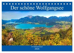 Cover Der schöne Wolfgangsee im Salzkammergut (Tischkalender 2026 DIN A5 quer), CALVENDO Monatskalender