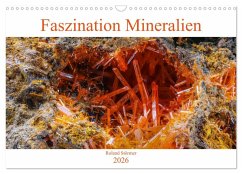 Cover Faszination Mineralien (Wandkalender 2026 DIN A3 quer), CALVENDO Monatskalender