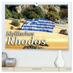 Cover Idyllisches Rhodos (hochwertiger Premium Wandkalender 2026 DIN A2 quer), Kunstdruck in Hochglanz