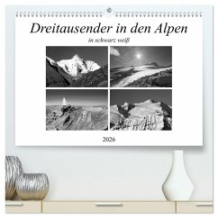 Cover Dreitausender in den Alpen (hochwertiger Premium Wandkalender 2026 DIN A2 quer), Kunstdruck in Hochglanz
