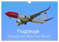 Flugzeuge - Eindrucksvolle Riesen am Himmel (Wandkalender 2026 DIN A4 quer), CALVENDO Monatskalender