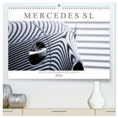 Mercedes SL R230 - Ein Denkmal auf Rädern (hochwertiger Premium Wandkalender 2026 DIN A2 quer), Kunstdruck in Hochglanz Mercedes SL R230 - Ein Denkmal auf Rädern (hochwertiger Premium Wandkalender 2026 DIN A2 quer), Kunstdruck in Hochglanz