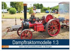 Dampftraktormodelle 1:3 beim Dampfmodellbautreffen in Bisingen (Wandkalender 2026 DIN A2 quer), CALVENDO Monatskalender