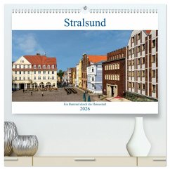 Ein Bummel durch die Hansestadt Stralsund (hochwertiger Premium Wandkalender 2026 DIN A2 quer), Kunstdruck in Hochglanz Ein Bummel durch die Hansestadt Stralsund (hochwertiger Premium Wandkalender 2026 DIN A2 quer), Kunstdruck in Hochglanz