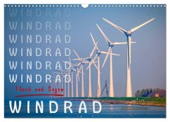 Cover Windrad - Fluch und Segen (Wandkalender 2026 DIN A3 quer), CALVENDO Monatskalender