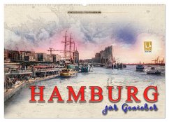 Cover Hamburg für Genießer (Wandkalender 2026 DIN A2 quer), CALVENDO Monatskalender