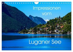 Impressionen vom Luganer See (Wandkalender 2026 DIN A4 quer), CALVENDO Monatskalender Impressionen vom Luganer See (Wandkalender 2026 DIN A4 quer), CALVENDO Monatskalender