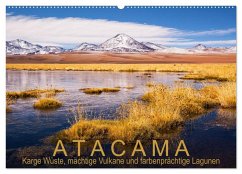 Cover Atacama: Karge Wüste, mächtige Vulkane und farbenprächtige Lagunen (Wandkalender 2026 DIN A2 quer), CALVENDO Monatskalender